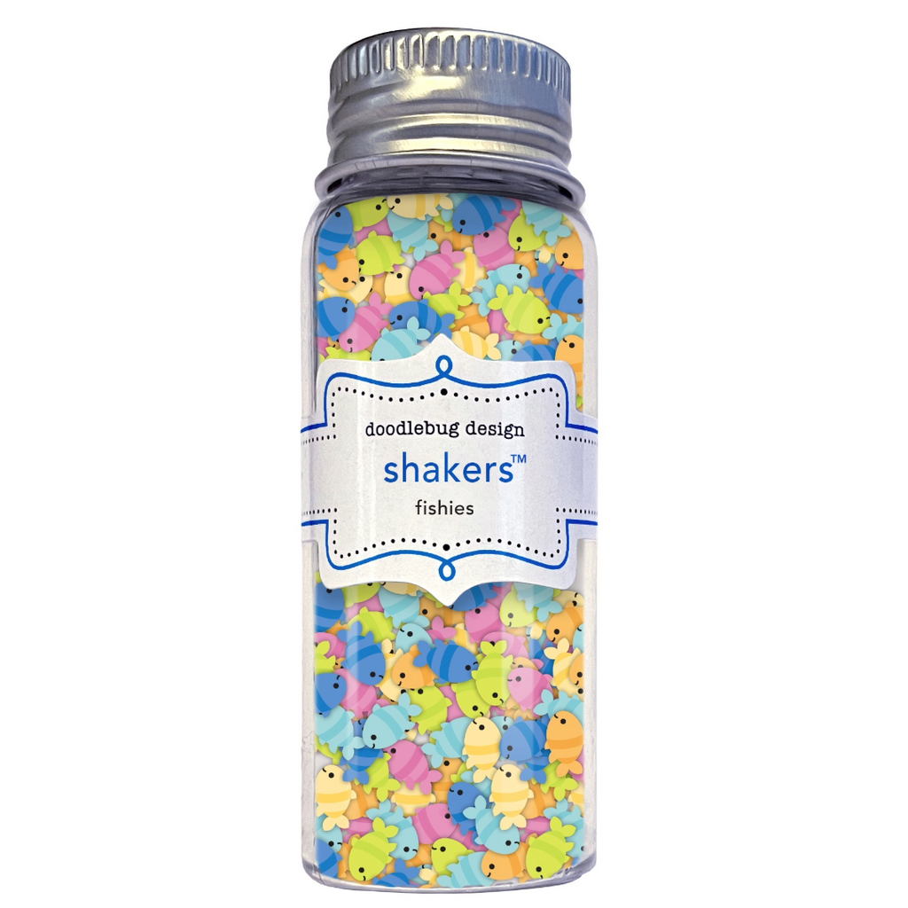 Doodlebug Summer Fun Shakers-Fishies