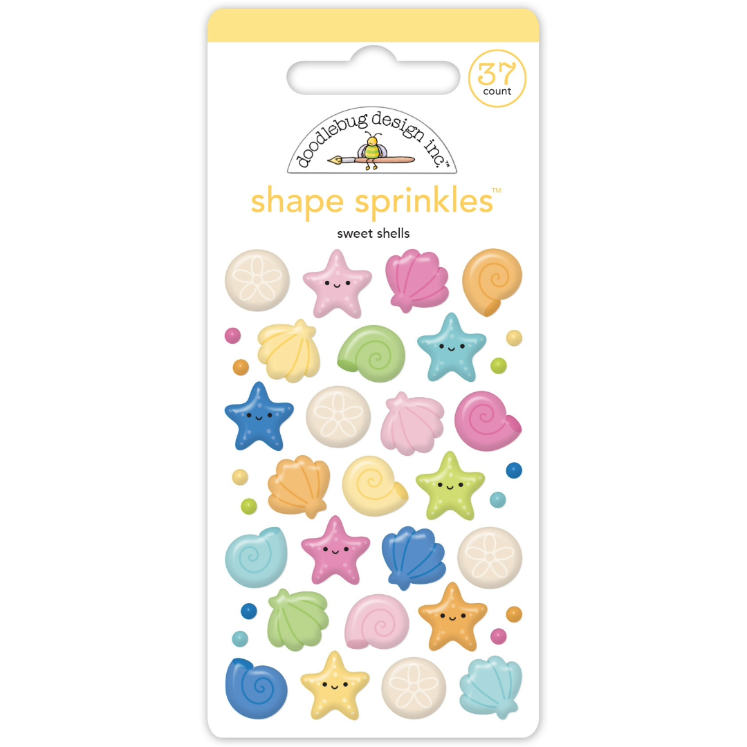 Doodlebug Summer Fun Sprinkles -Sweet Shells