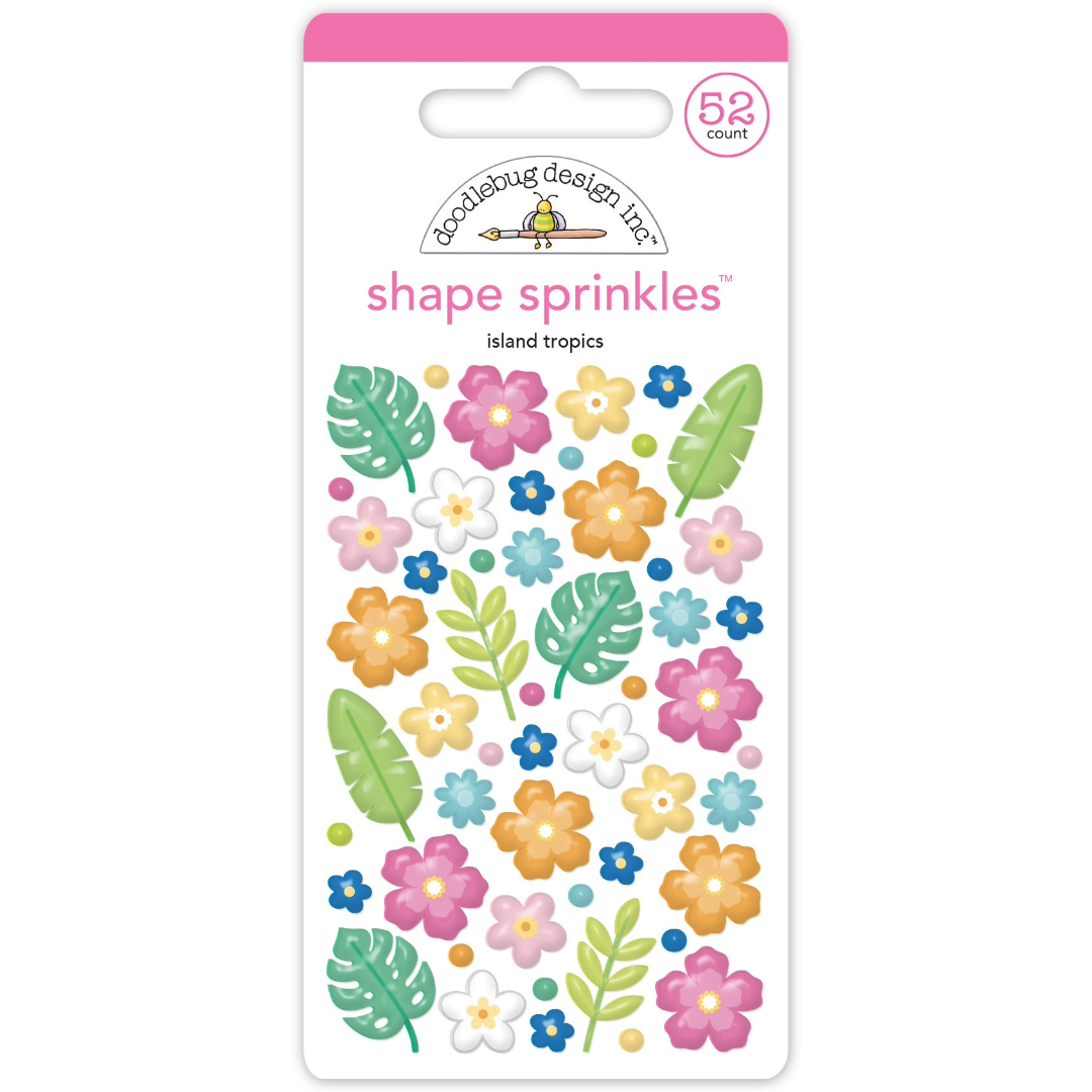 Doodlebug Summer Fun Sprinkles -Island Tropics