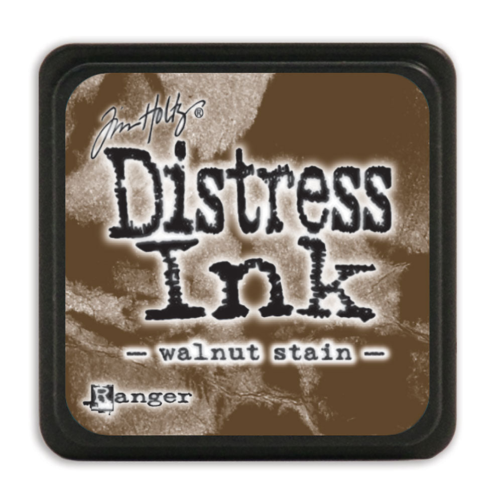 Tim Holtz Distress Mini Ink Pad – Walnut Stain