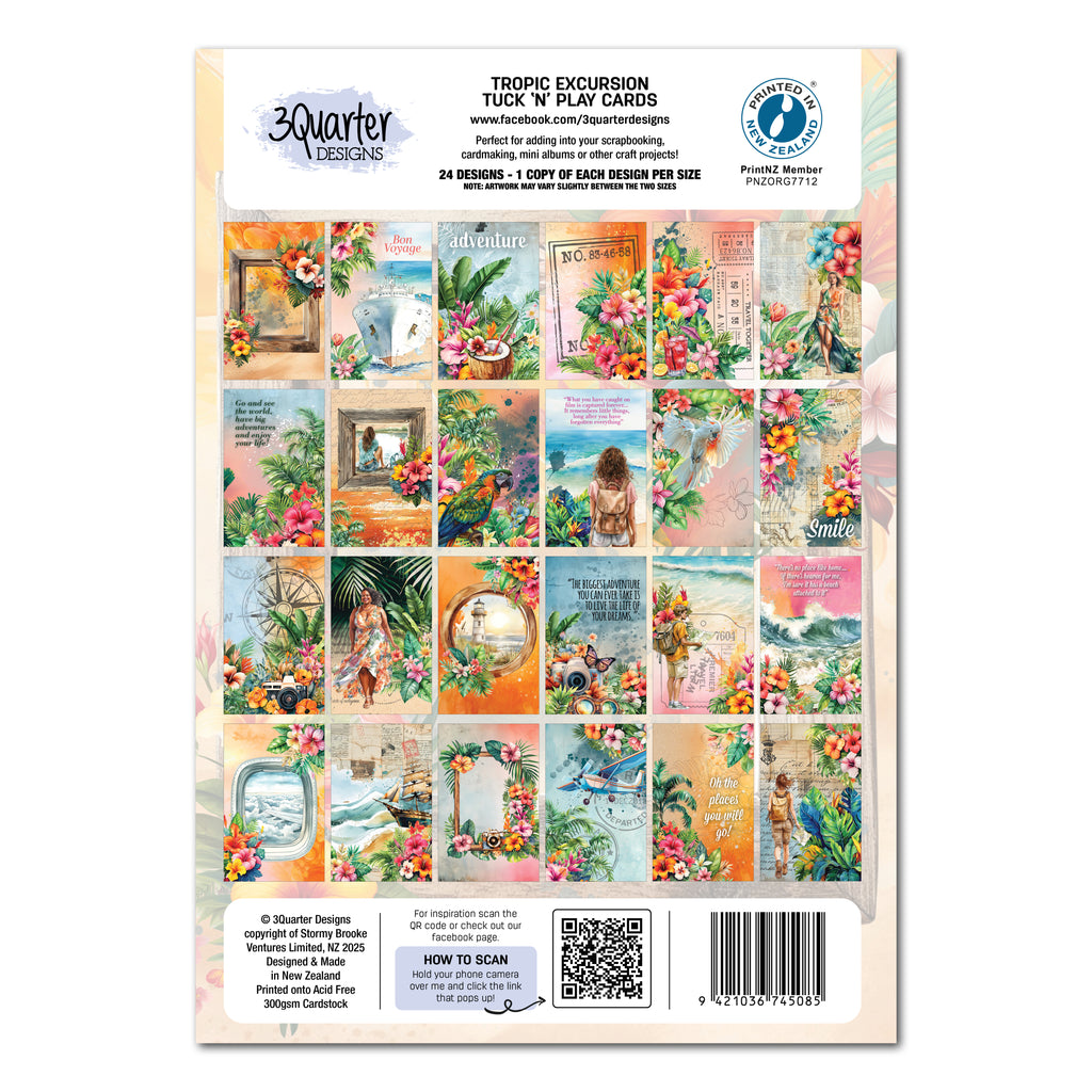Tropic Excursion Tuck & Play Cards