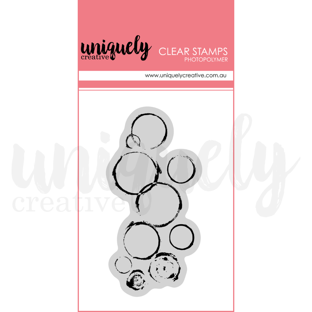 Uniquely Creative Dressed in Daydreams Photopolymer Stamp - Chaotic Round