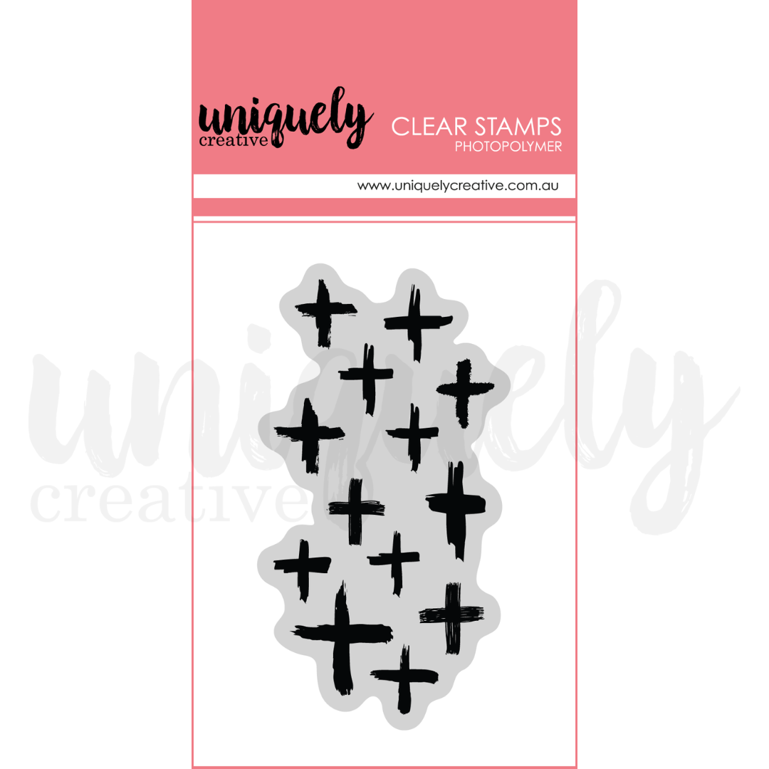 Uniquely Creative Dressed in Daydreams Photopolymer Stamp - Random Crosses