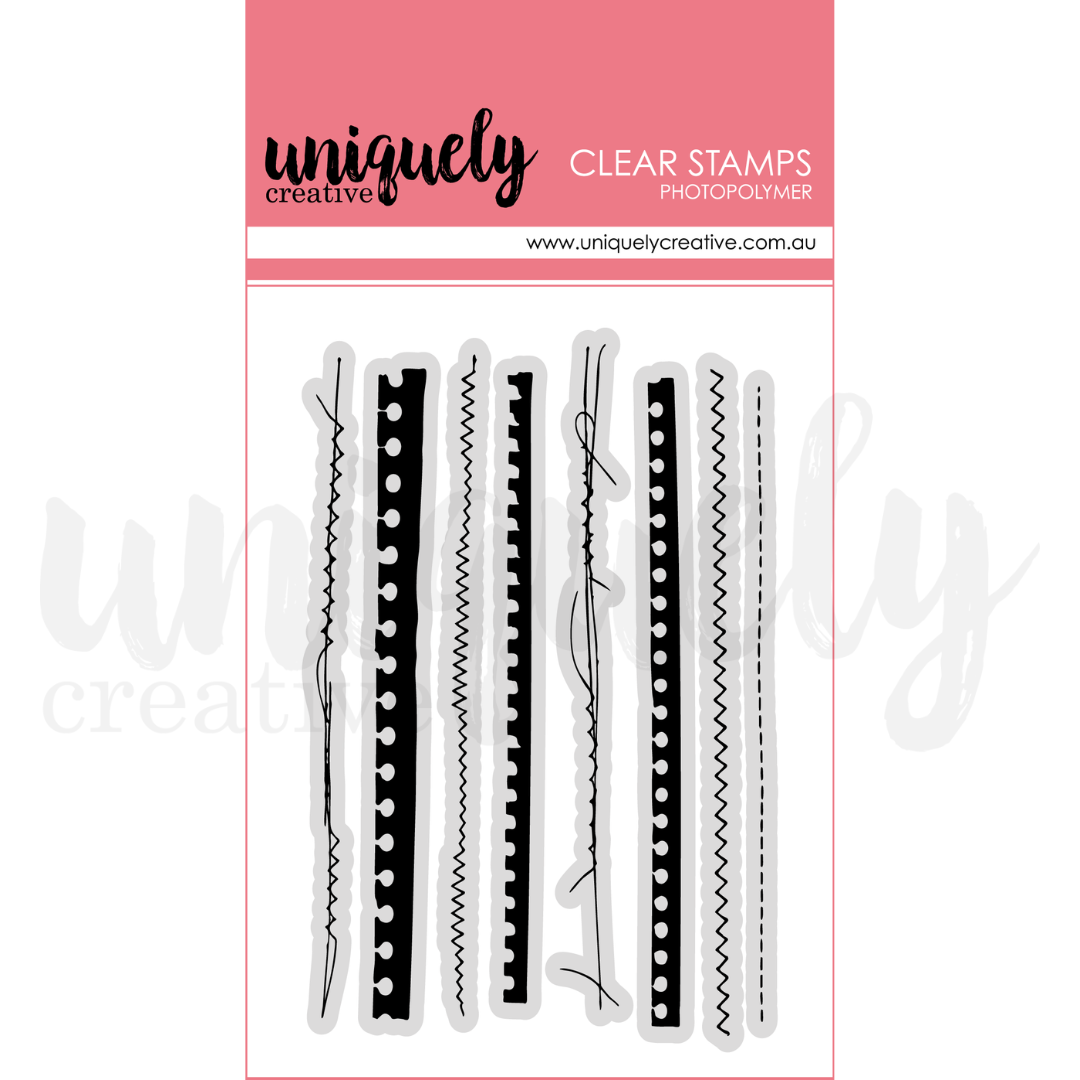 Uniquely Creative Dressed in Daydreams Photopolymer Stamp -  Ripped & Stitched