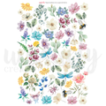 Uniquely Creative Floral Archives Cut-a-Part Sheet