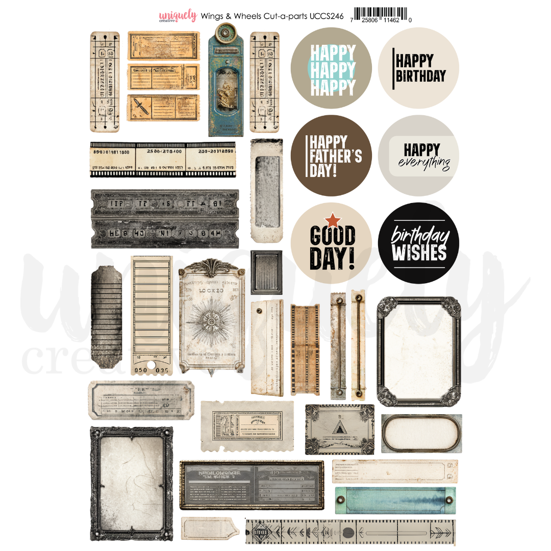Wings & Wheels - Cut-a-Part