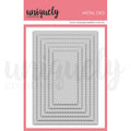 Scalloped Nesting Rectangle Die