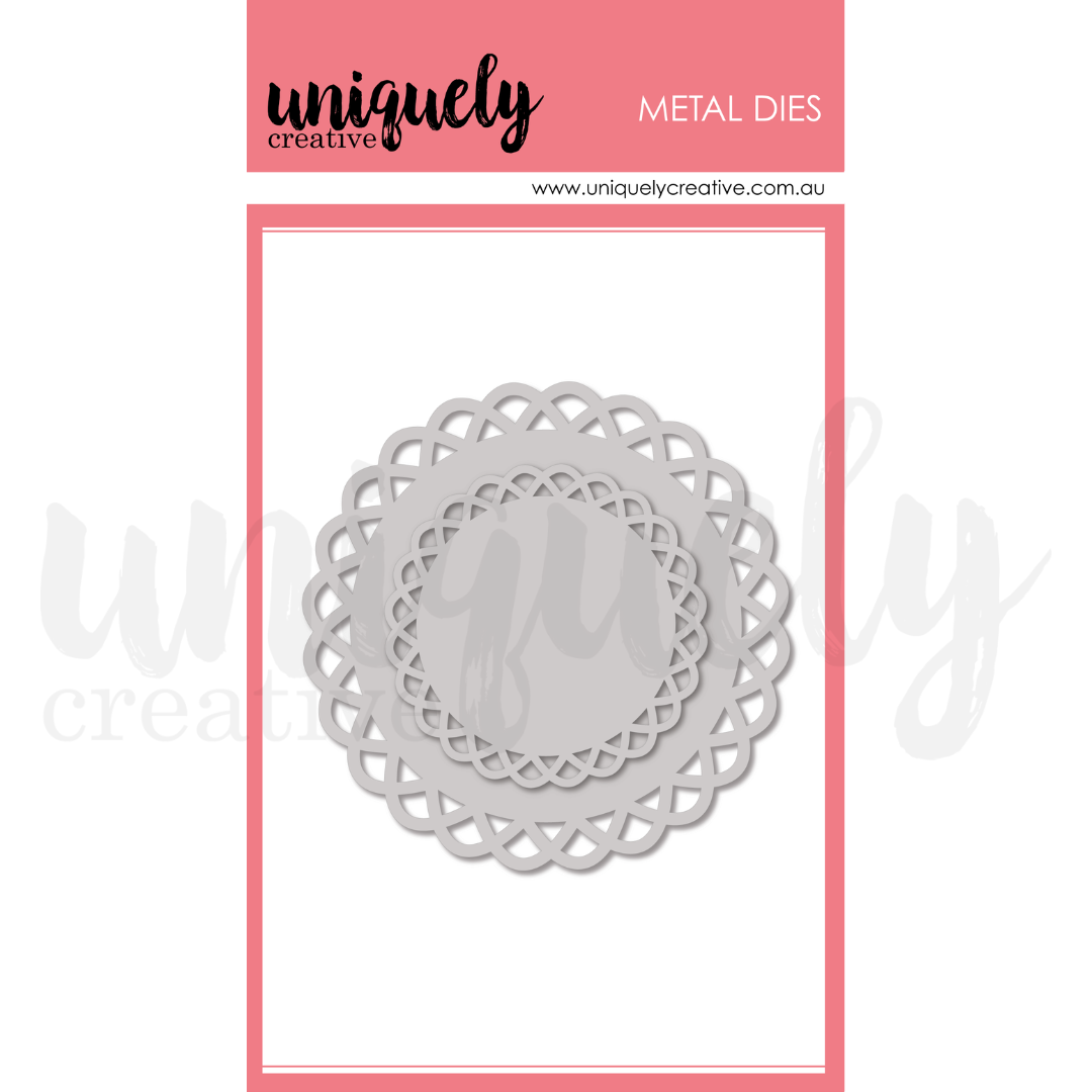 Uniquely Creative  - Lace Edge Circle Die