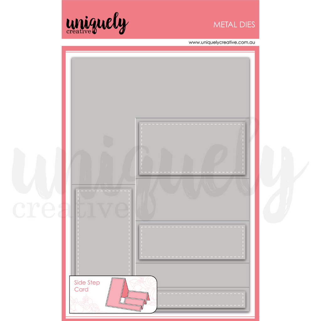 Uniquely Creative Side Stepper Card Die
