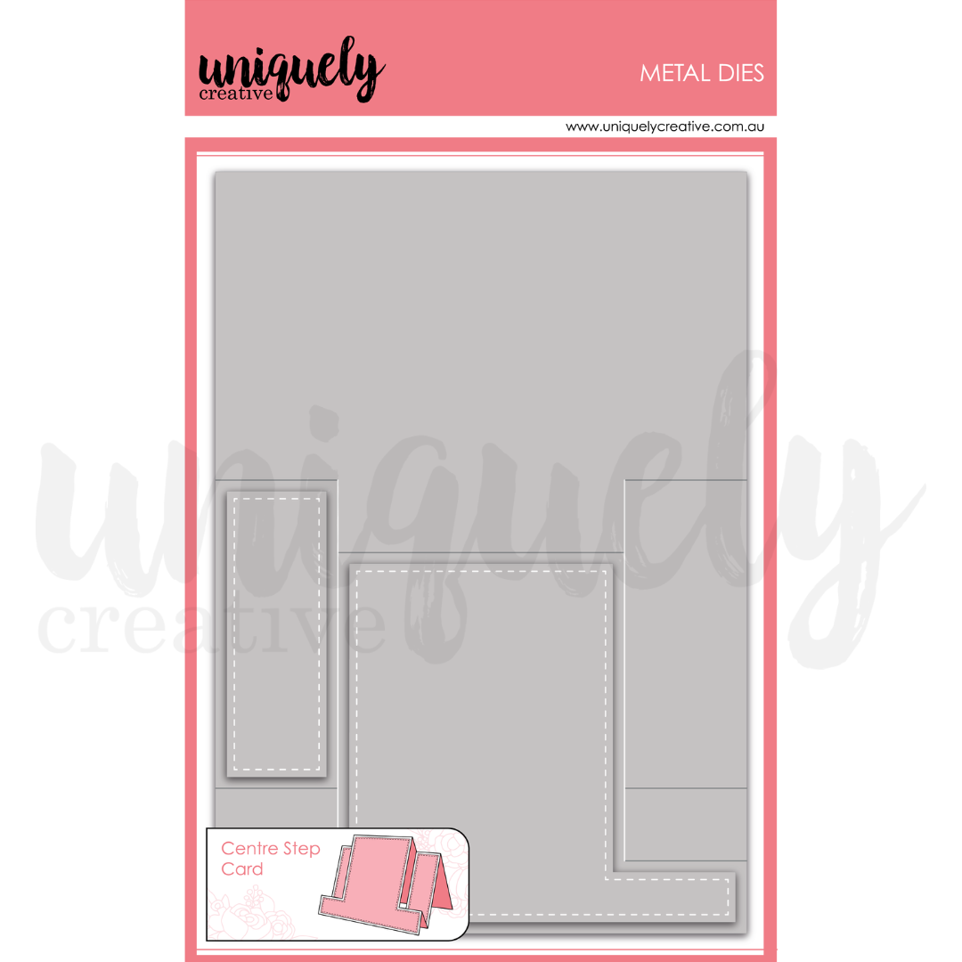 Uniquely Creative Centre Stepper Card Die