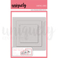 Square Photo Mat Border Die - Pierced