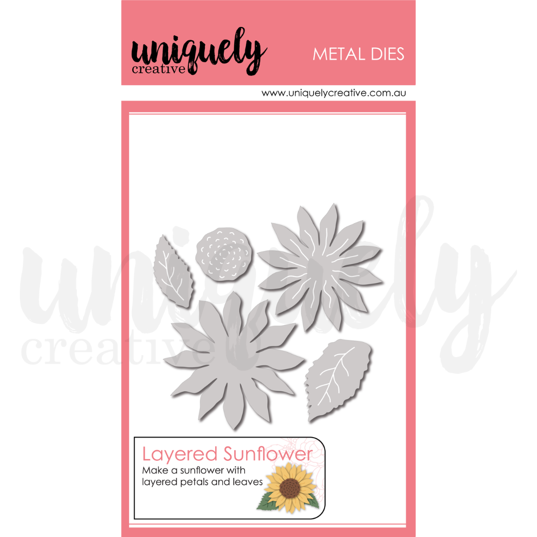 Sweet as Honey - Layered Sunflower Die
