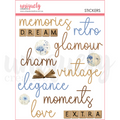 Vintage Chronicles Puffy Stickers