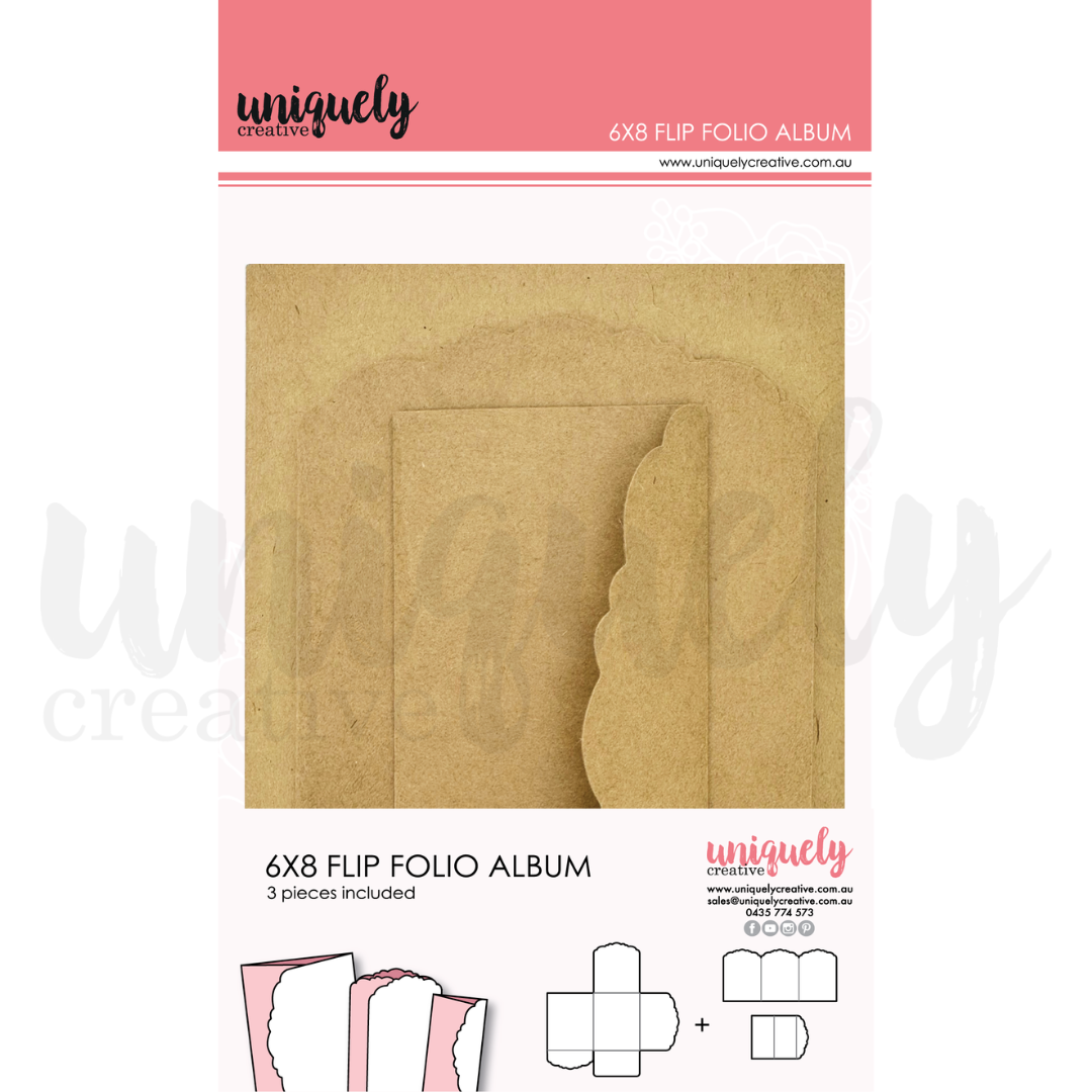 Uniquely Creative 6x8 Folio Album - Kraft