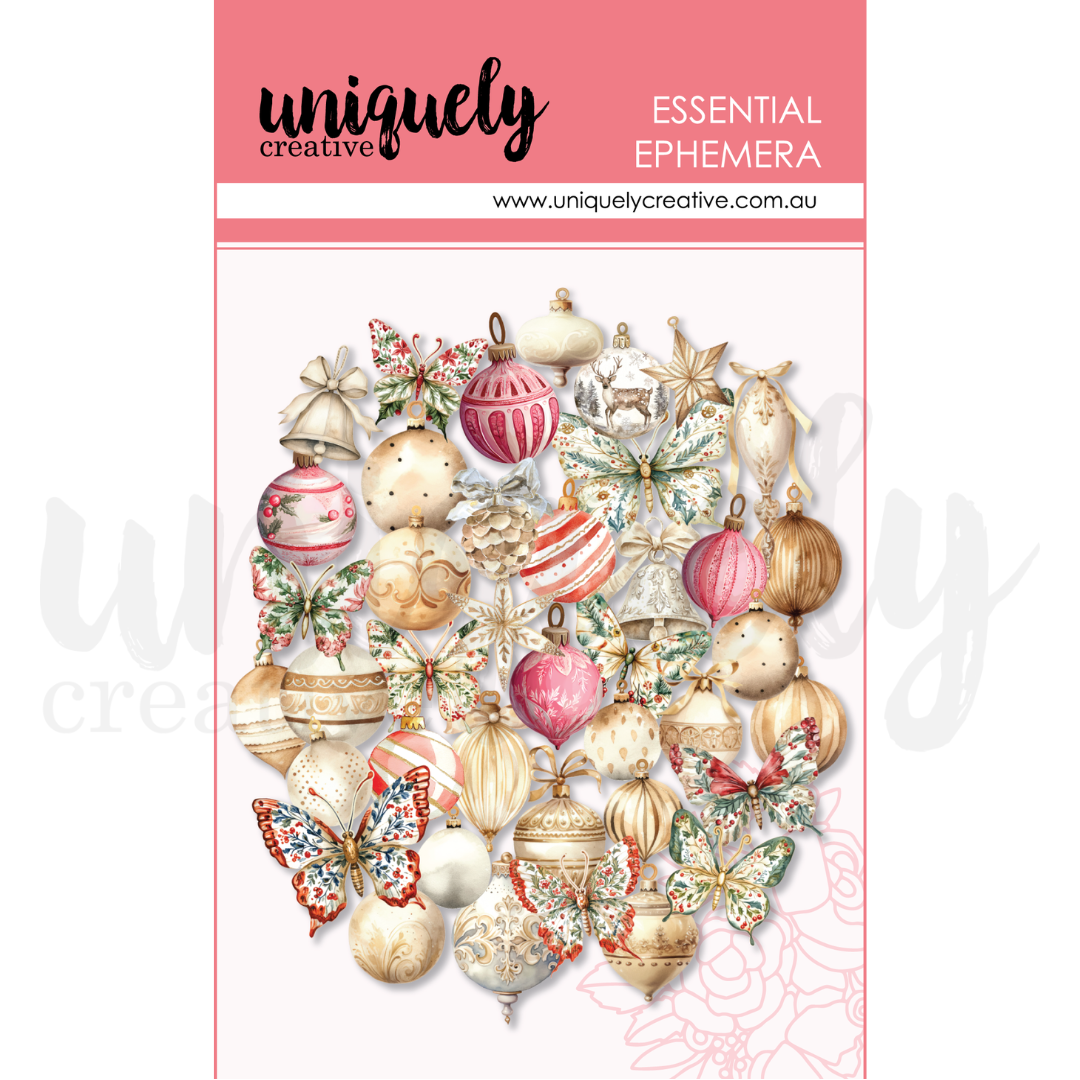 Uniquely Creative Baubles & Butterflies Ephemera