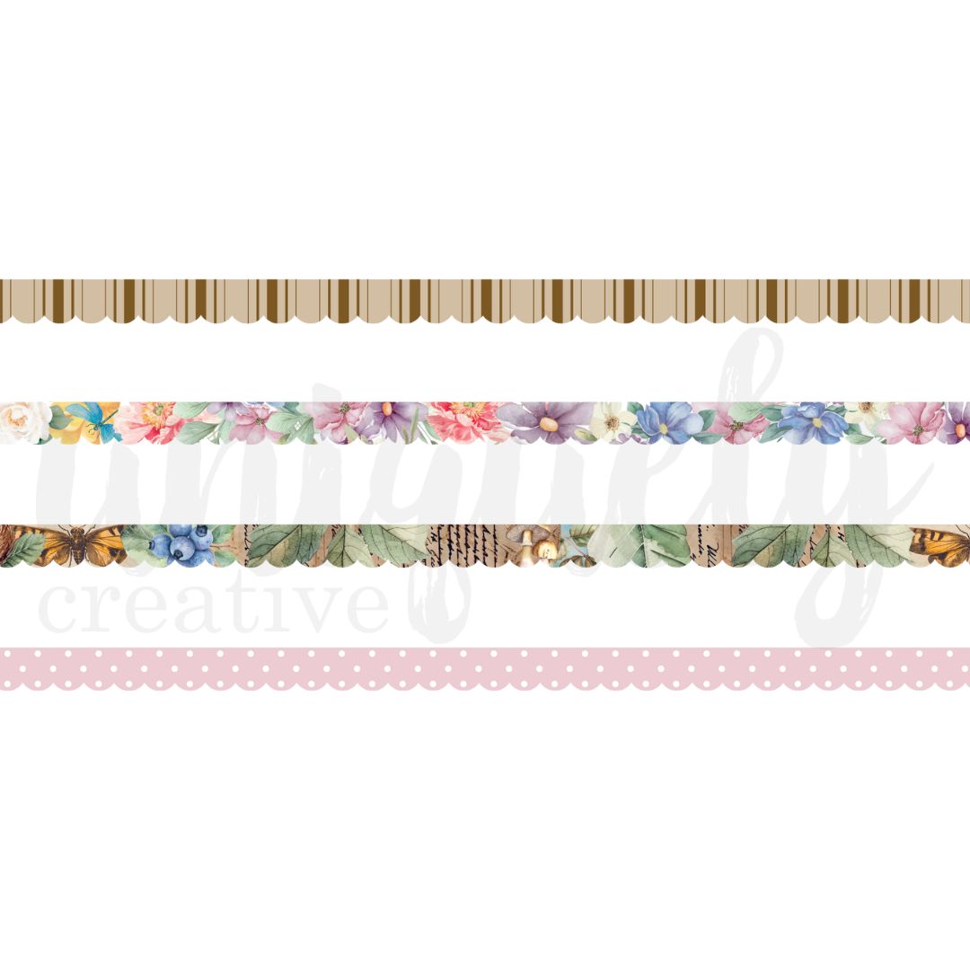 Uniquely Creative Botanical Washi Tape Combo