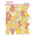 Written in the Stars Chipboard Alpha Stickers