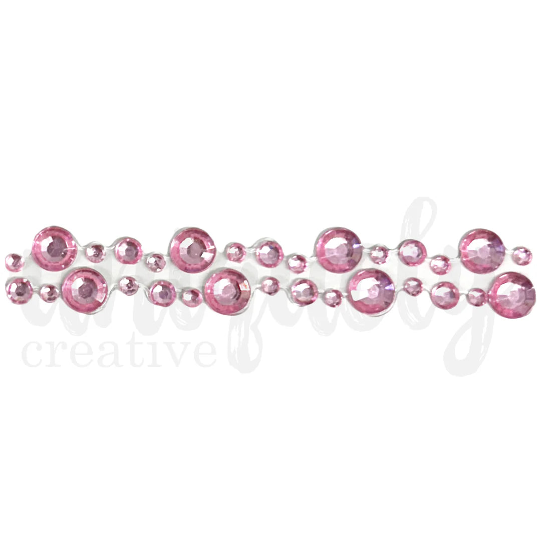 Uniquely Creative Rhinestone Tape - Pink
