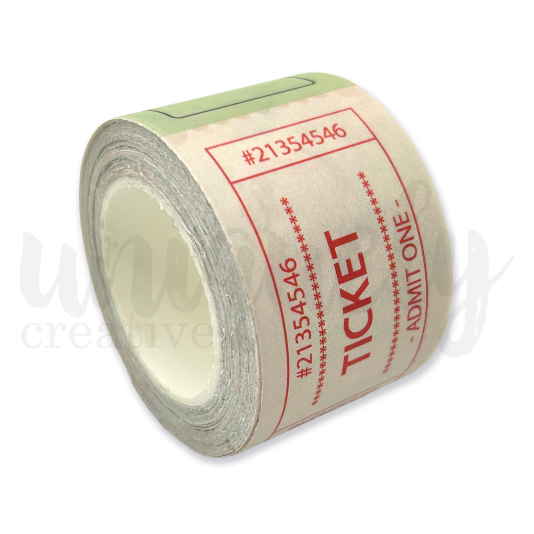 Tea & Tranquility - Vintage Tickets Washi Tape