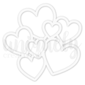 Oh So Lovely - Hearts Overlay
