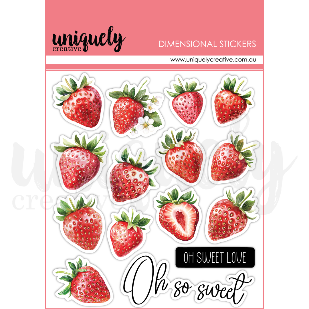 Oh So Lovely - Dimensional Stickers