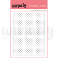 Embossing Folder - Tiny Dots