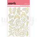 Christmas Wishes Holly Laser Cut Stickers