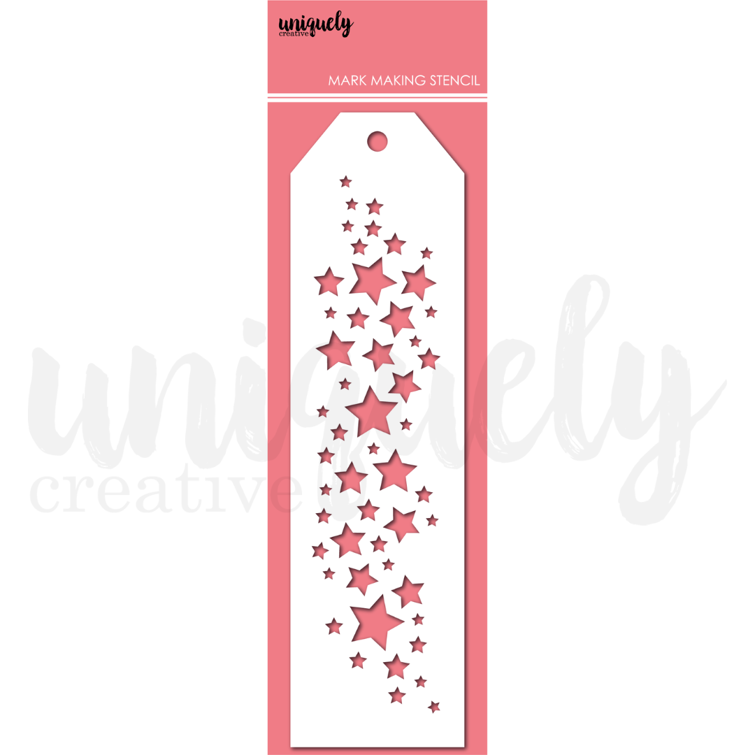 Uniquely Creative Starfall Mark Making Stencil