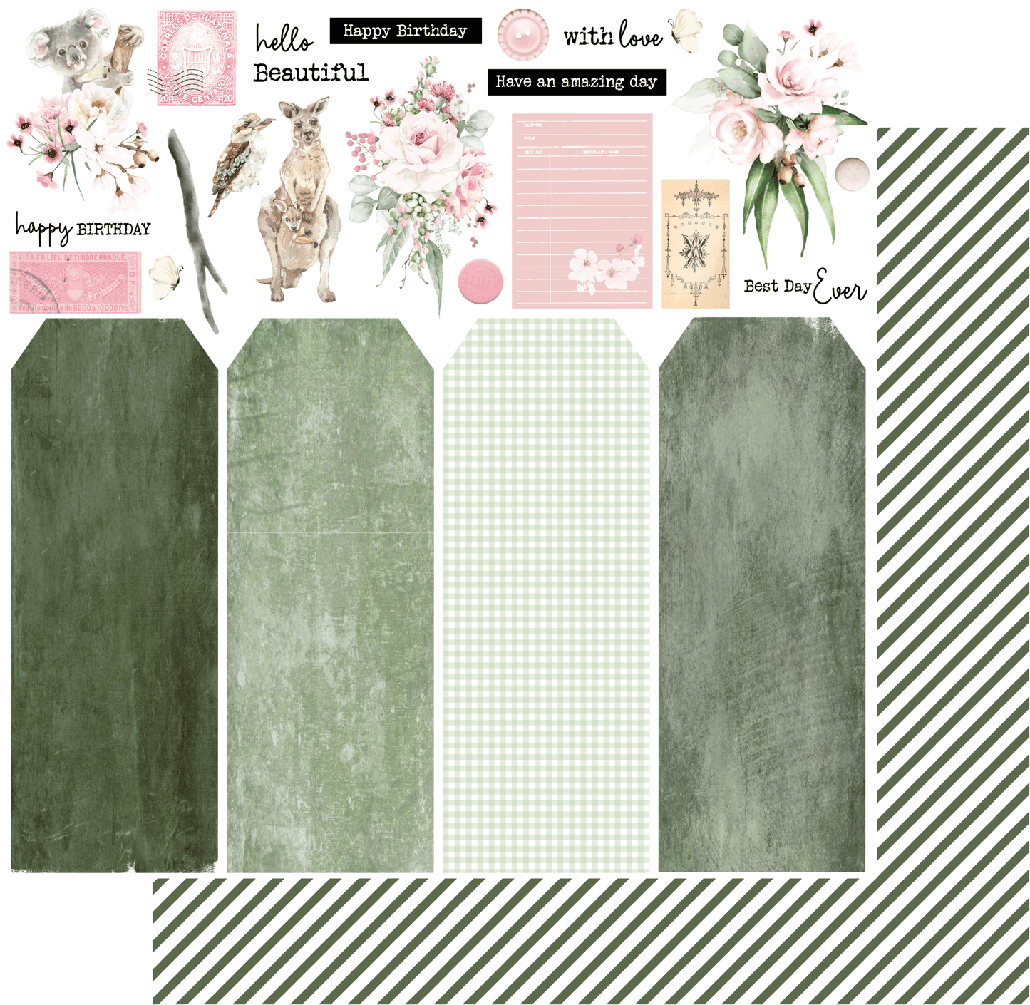 Uniquely Creative Peonies & Proteas -  12 x 12 Collection Pack