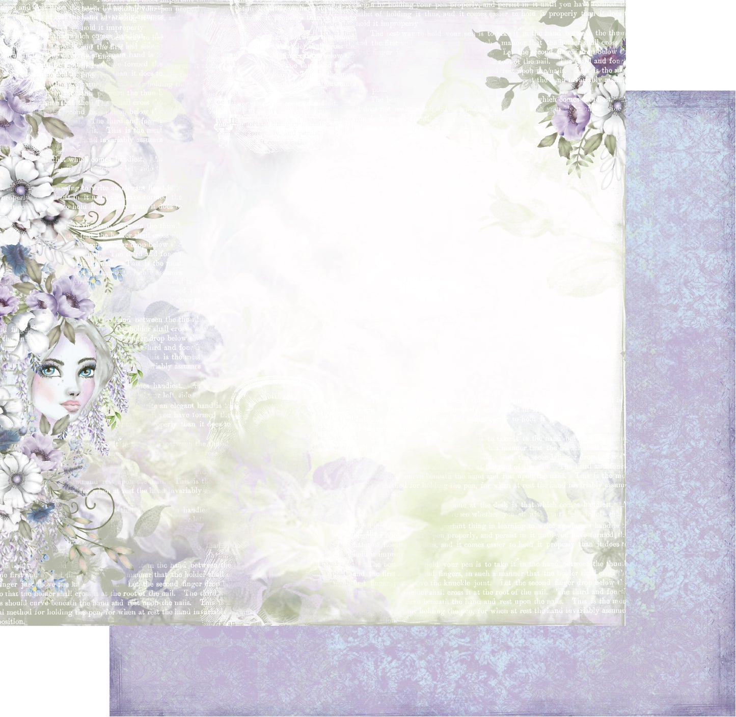 Uniquely Creative Wisteria Lane -Pretty Paper