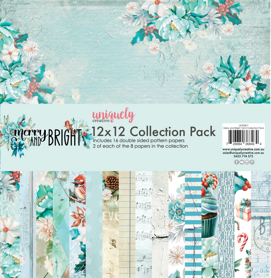 Uniquely Creative Merry & Bright -  12 x 12 Collection Pack