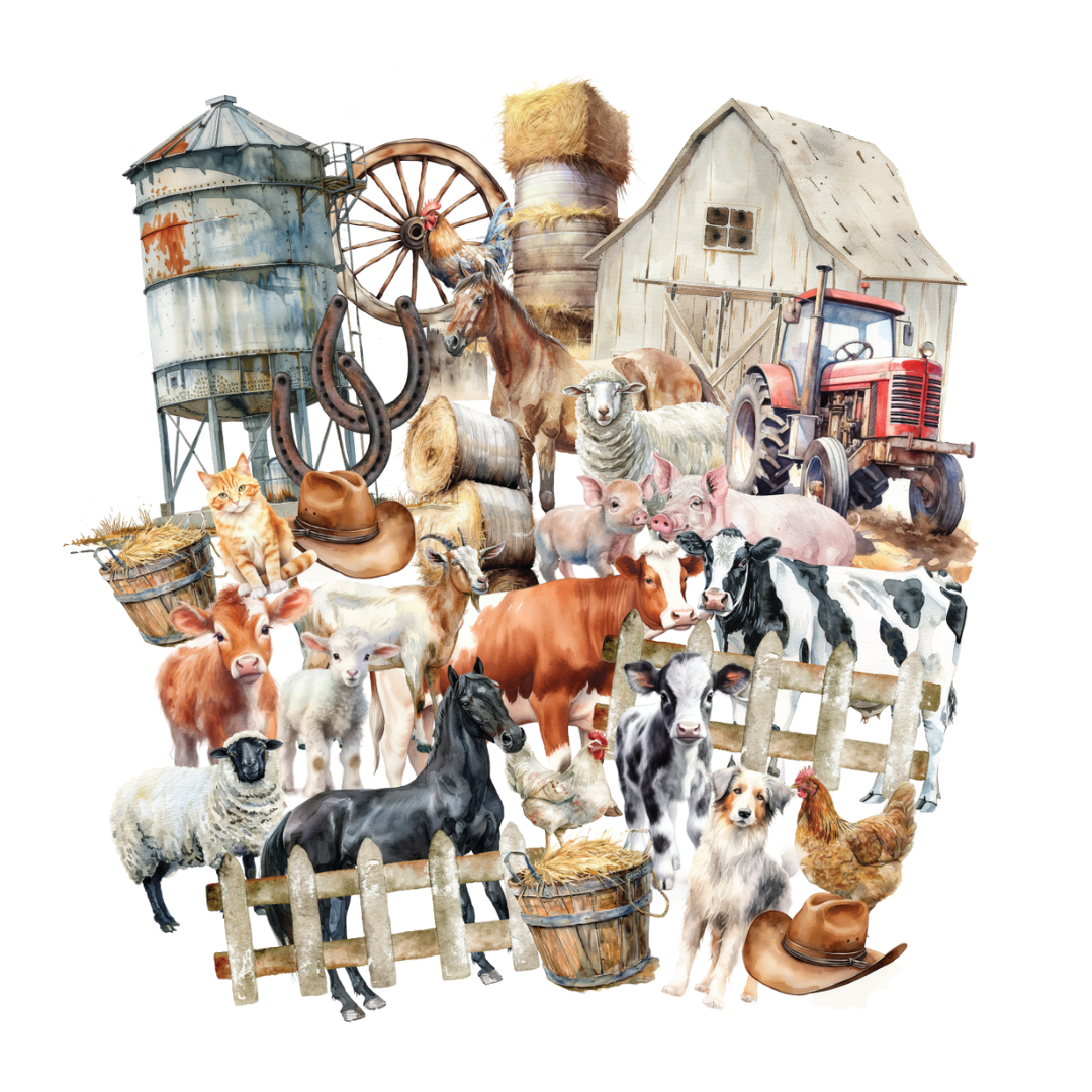 Uniquely Creative On the Farm Ephemera