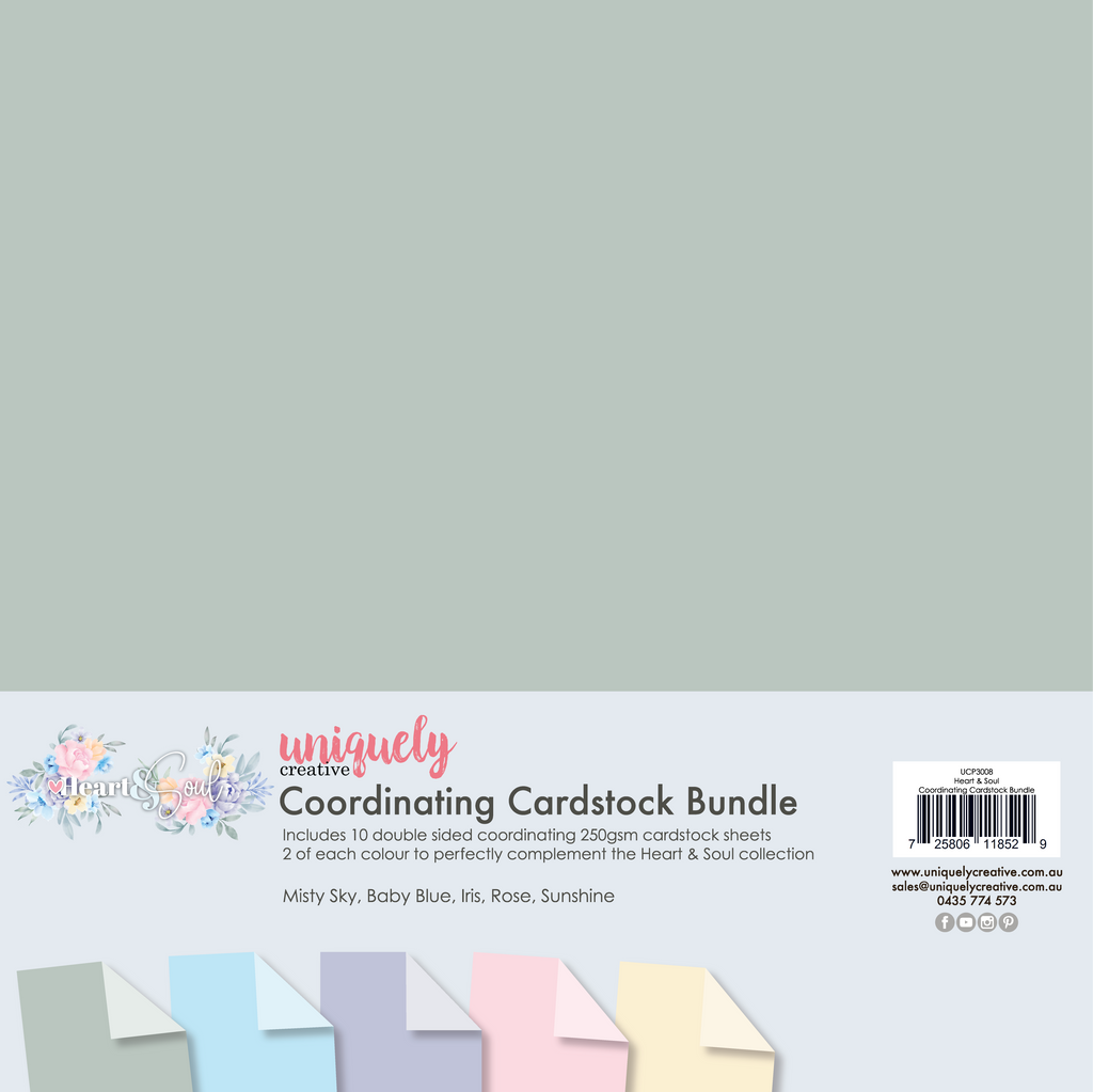 Uniquely Creative Heart & Soul Coordinating Cardstock Bundle