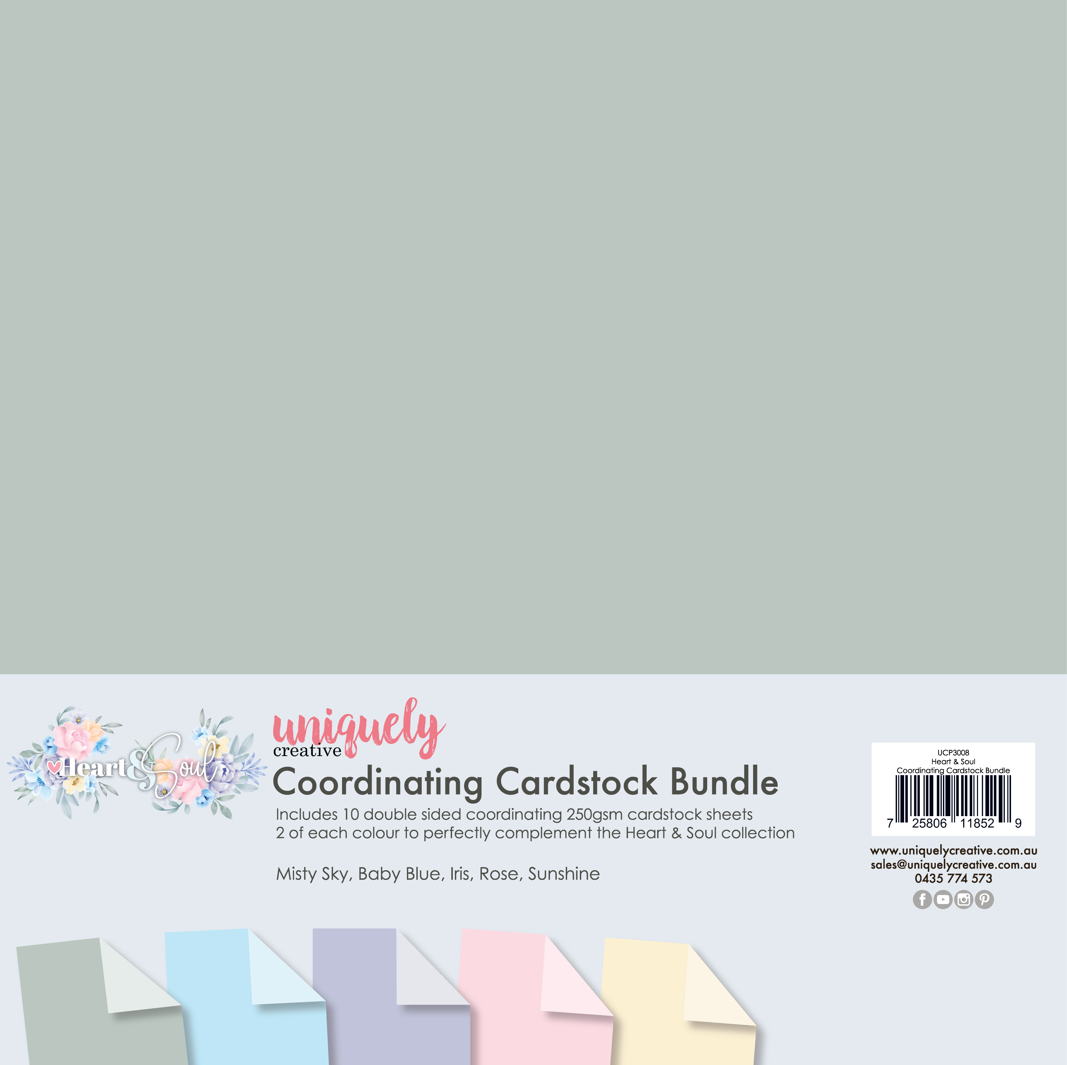 Uniquely Creative Heart & Soul Coordinating Cardstock Bundle