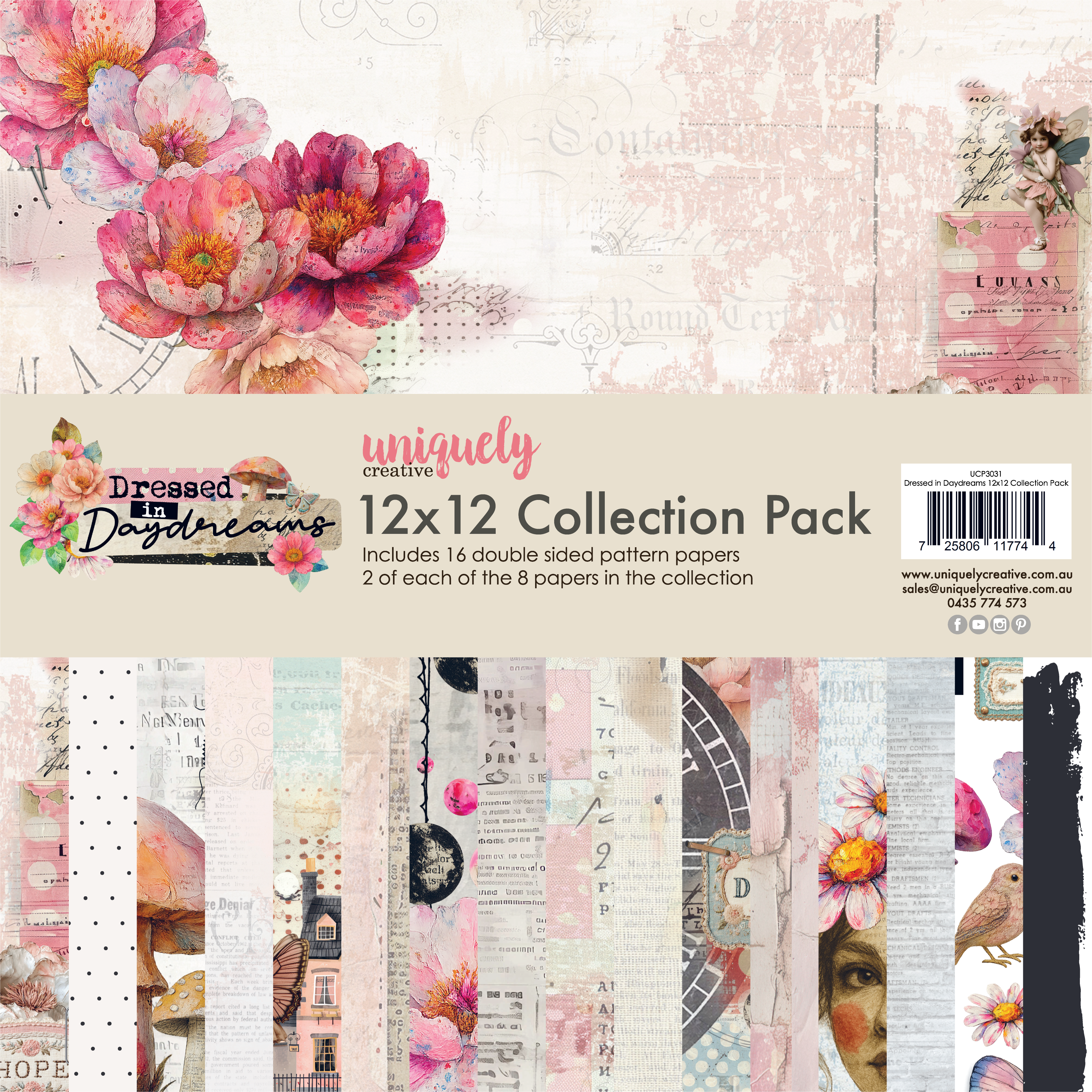 Uniquely Creative Dressed in Daydreams 12 x 12 Collection Pack