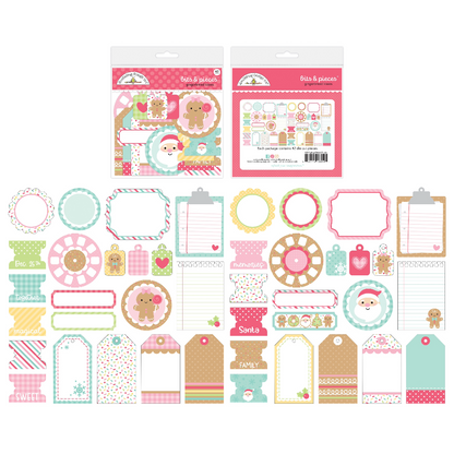 Doodlebug Gingerbread Kisses Odds & Ends Bits & Pieces Die-Cuts