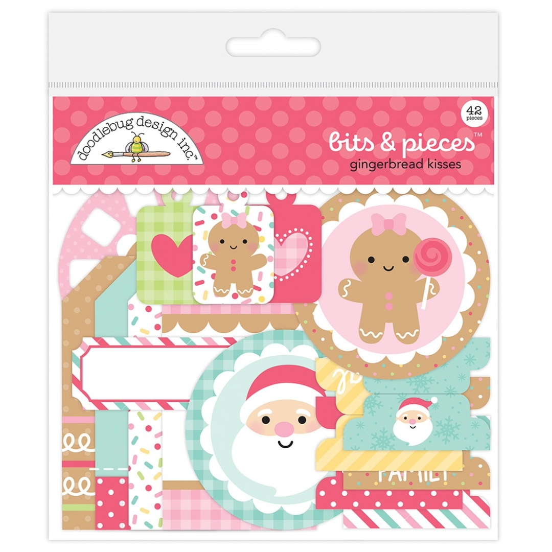 Doodlebug Gingerbread Kisses Odds & Ends Bits & Pieces Die-Cuts