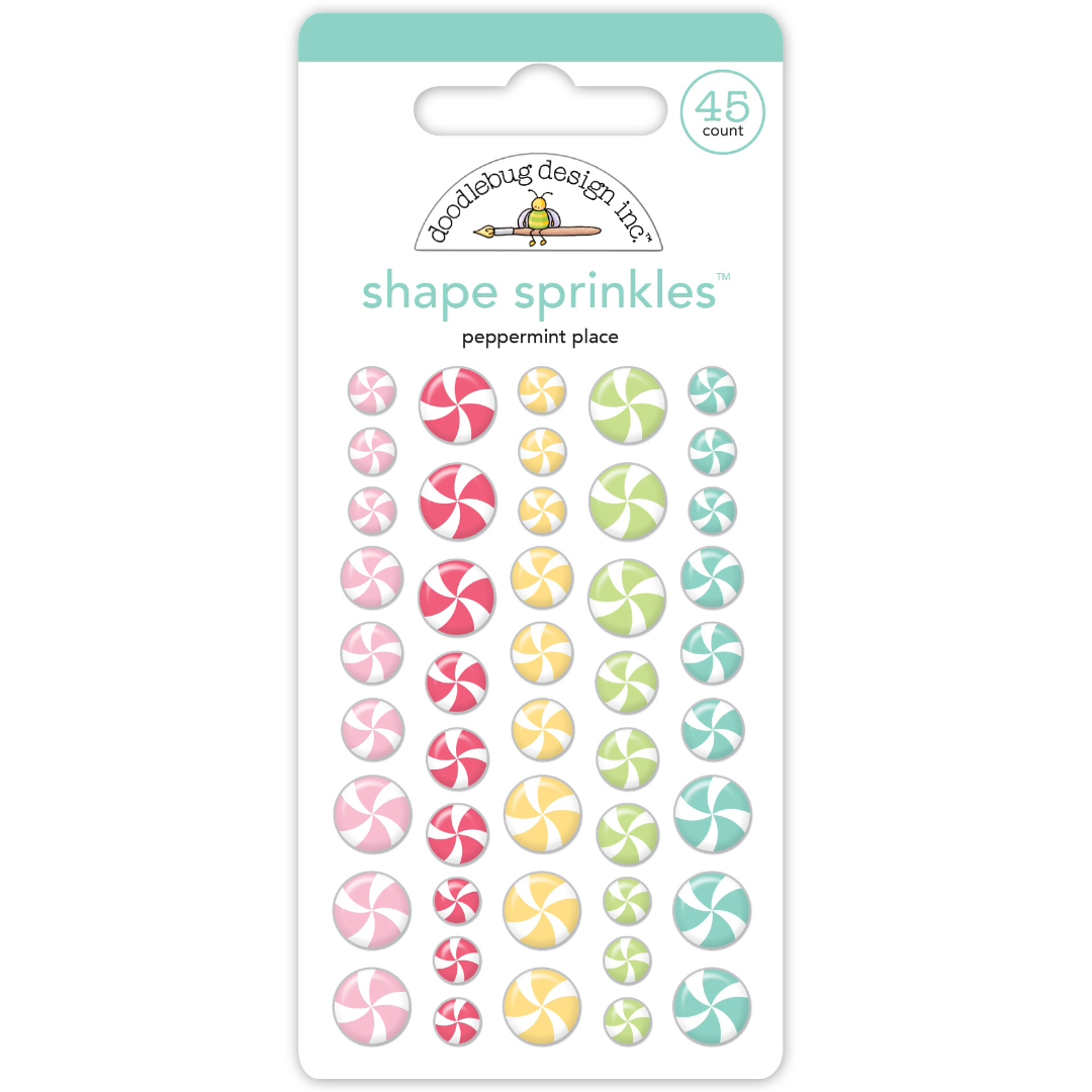 Gingerbread Kisses Enamel Sprinkles -Peppermint Place