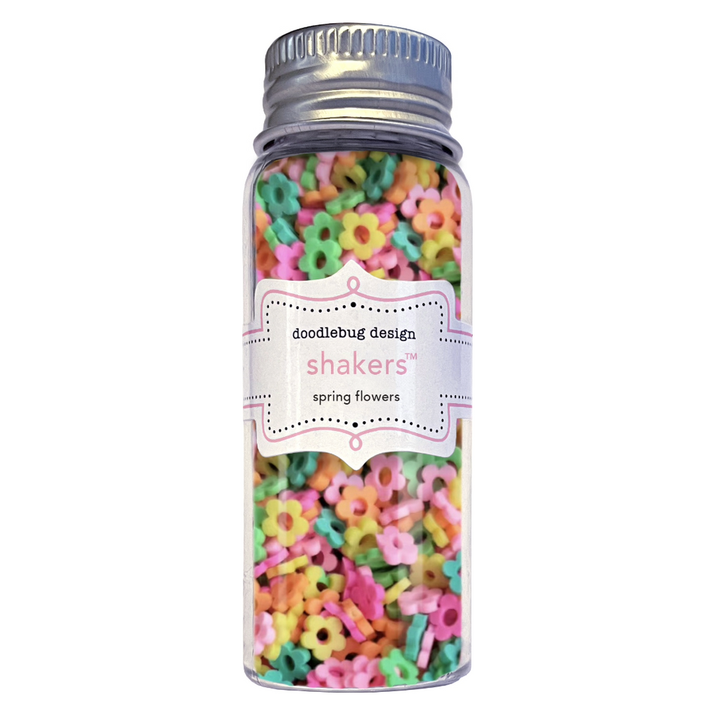 Doodlebug Shakers-Spring Flowers