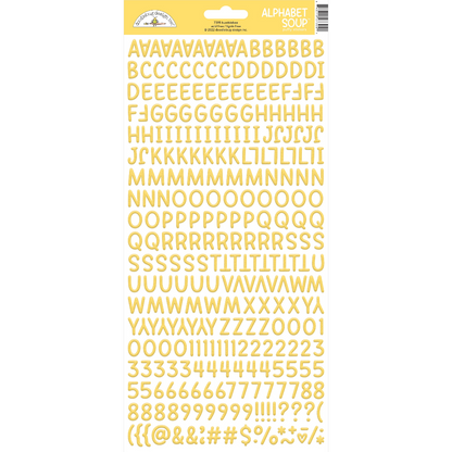 Doodlebug Alphabet Soup Puffy Stickers  - Bumblebee