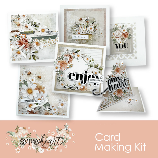 Uniquely Creative Gypsy Heart Card Making Kit