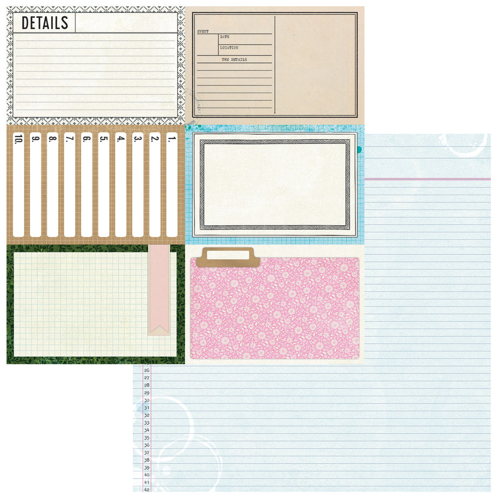 49 And Market The Flower Emporium Collection Pack 12"X12"