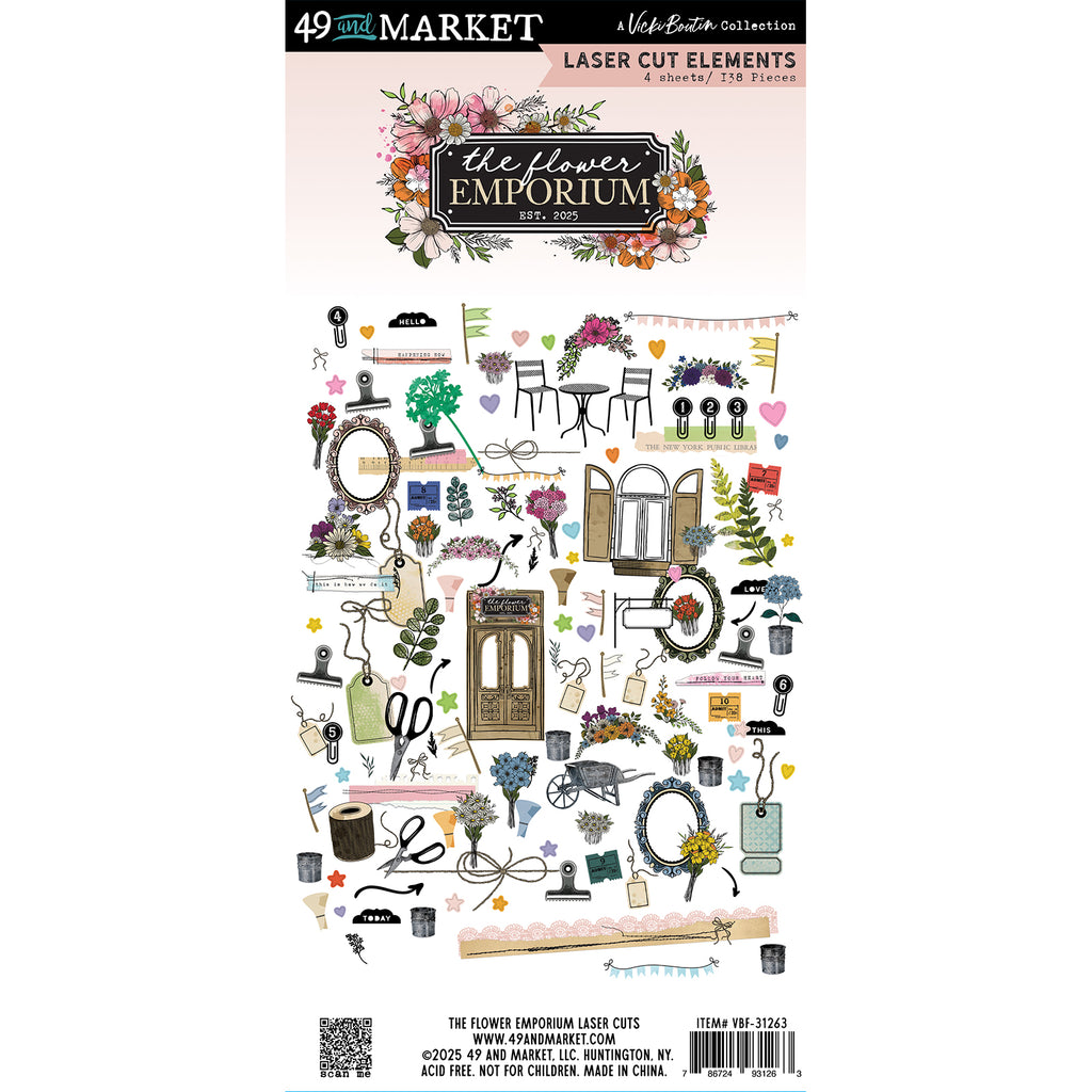 49 And Market The Flower Emporium Laser Cut Outs-Elements