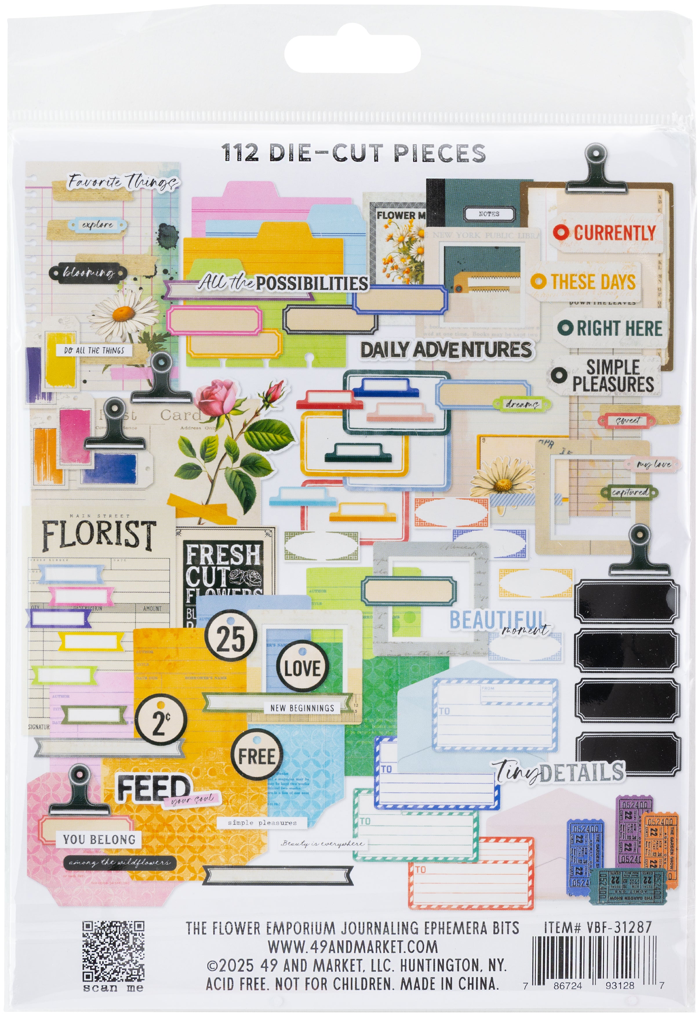 The Flower Emporium Die-Cuts-Journaling