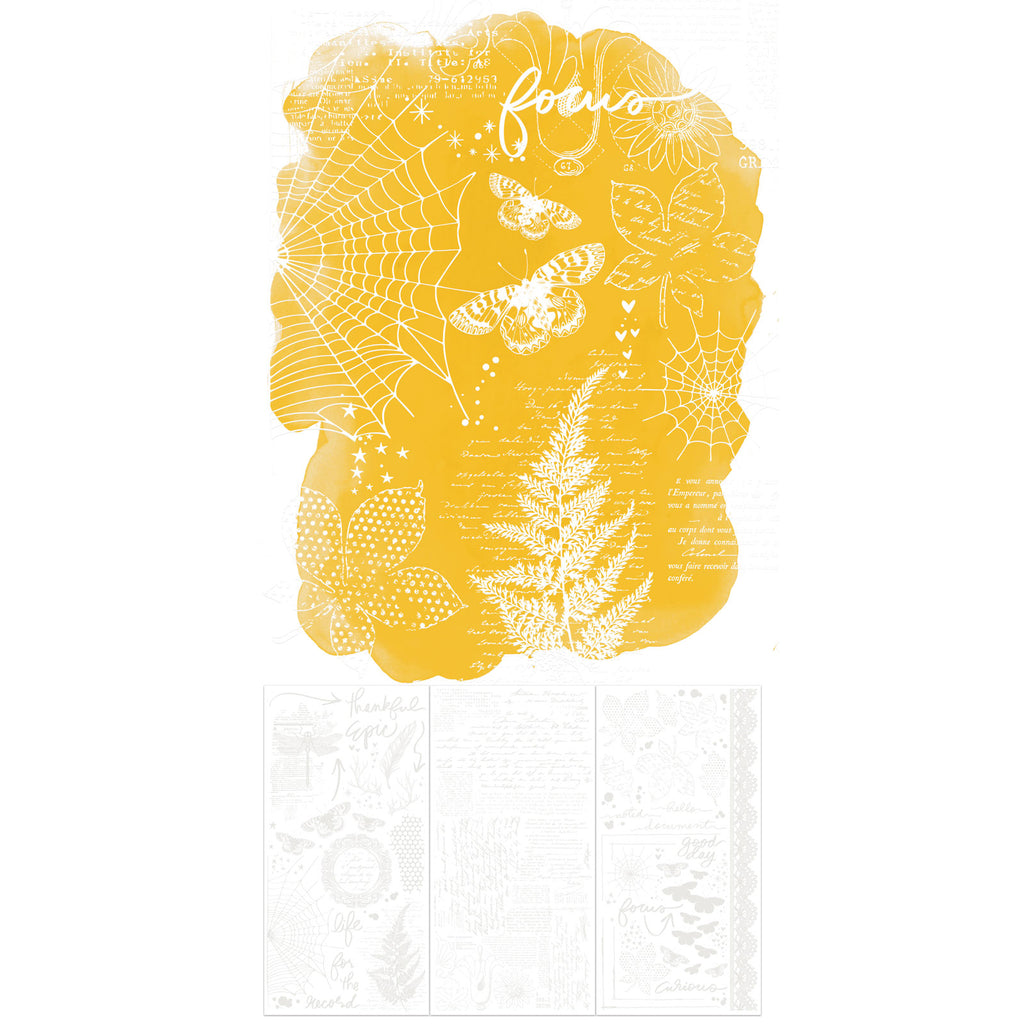 49 And Market Rub-On Transfer Set-Irresistible Focus By Vicki Boutin