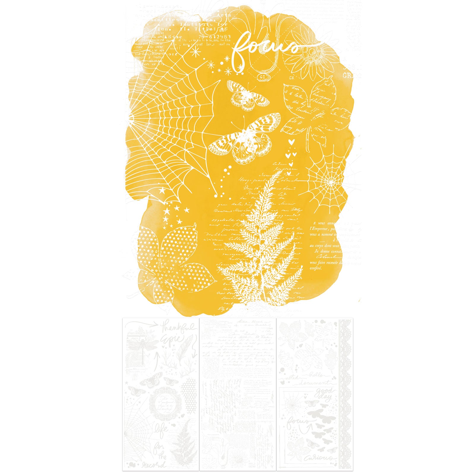 49 And Market Rub-On Transfer Set-Irresistible Focus By Vicki Boutin