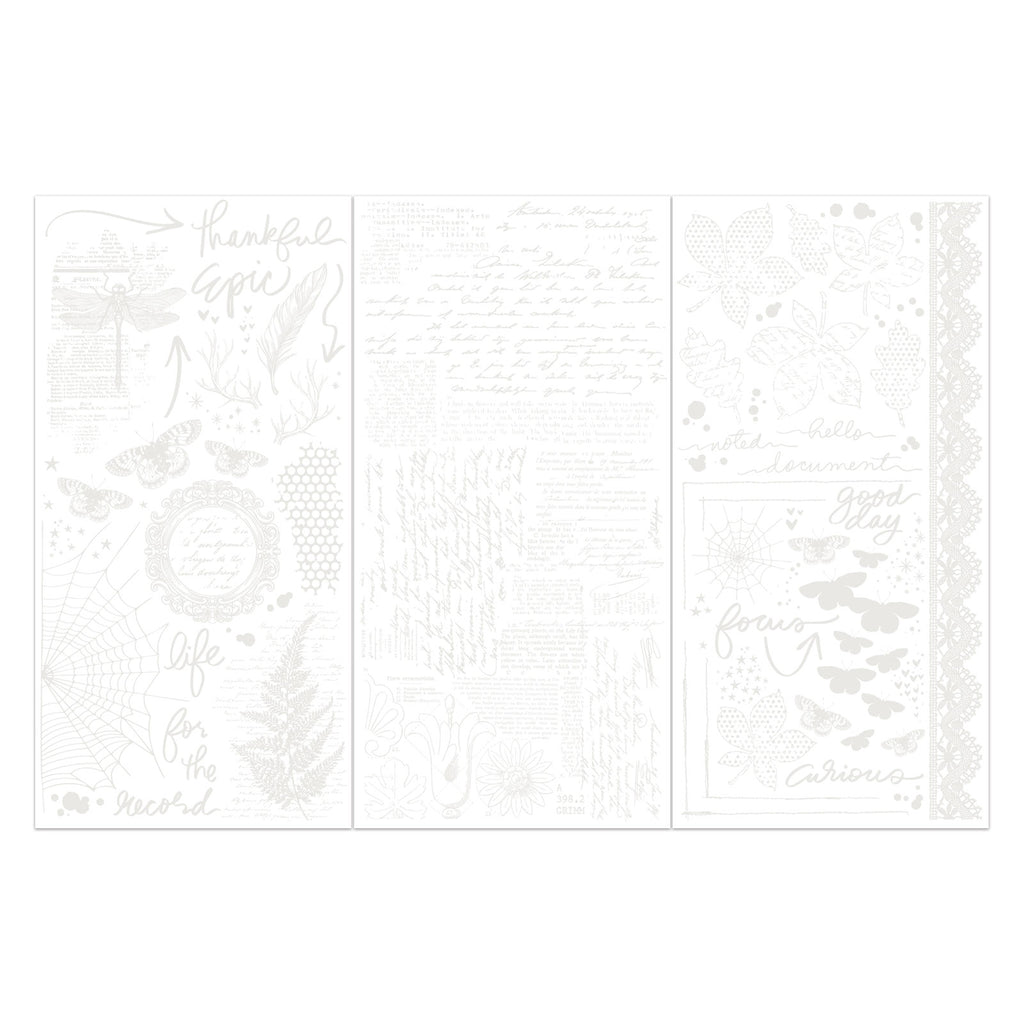 49 And Market Rub-On Transfer Set-Irresistible Focus By Vicki Boutin