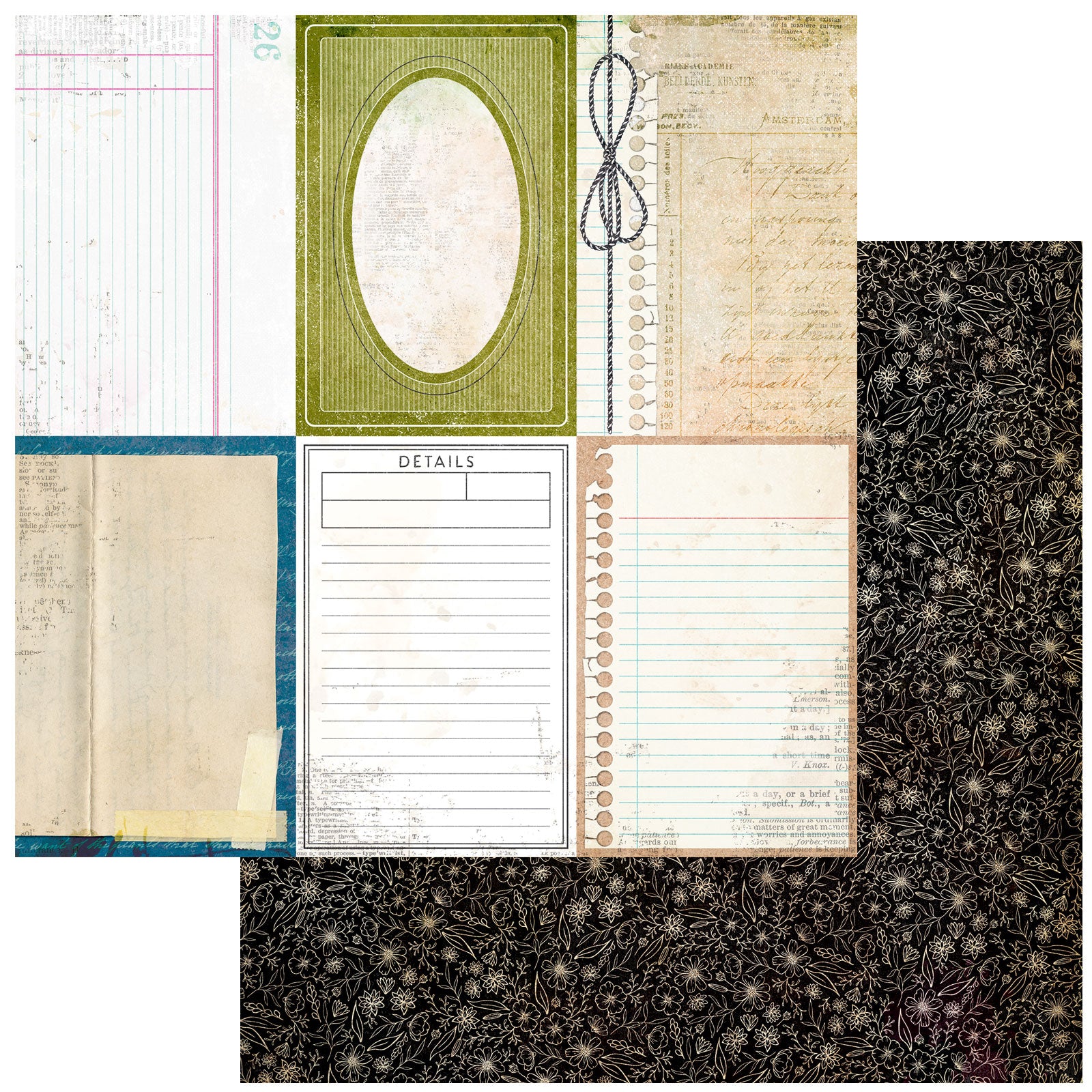 49 And Market Curiosities In Willow Grove Starters Collection Pack 12"X12"