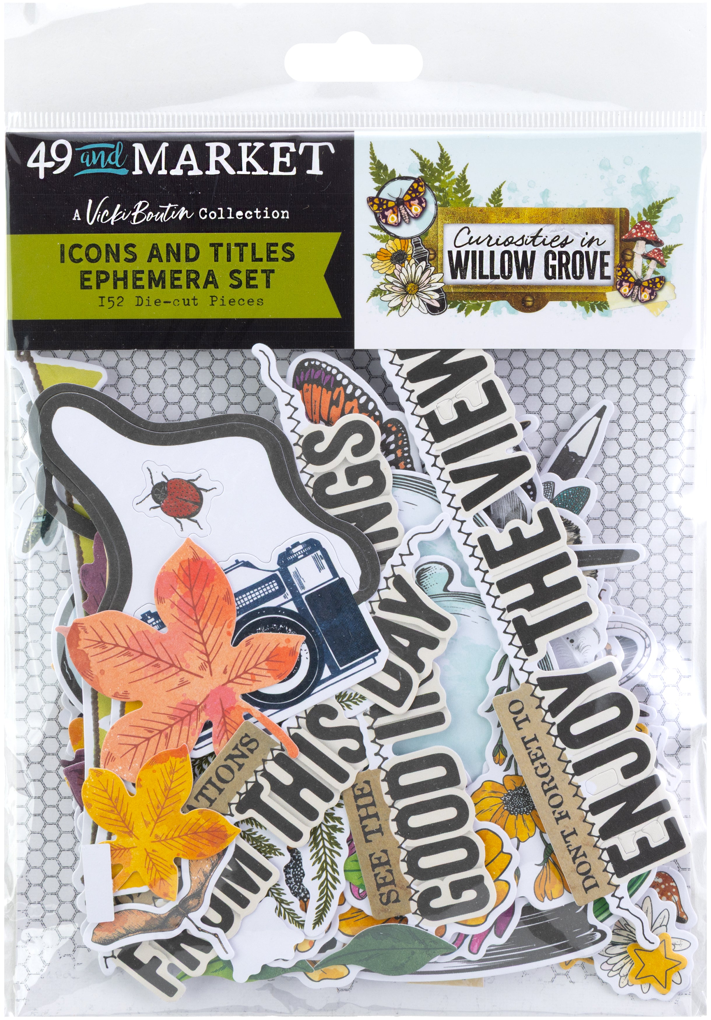 49 And Market Curiosities In Willow Grove Ephemera Set-Icons And Titles