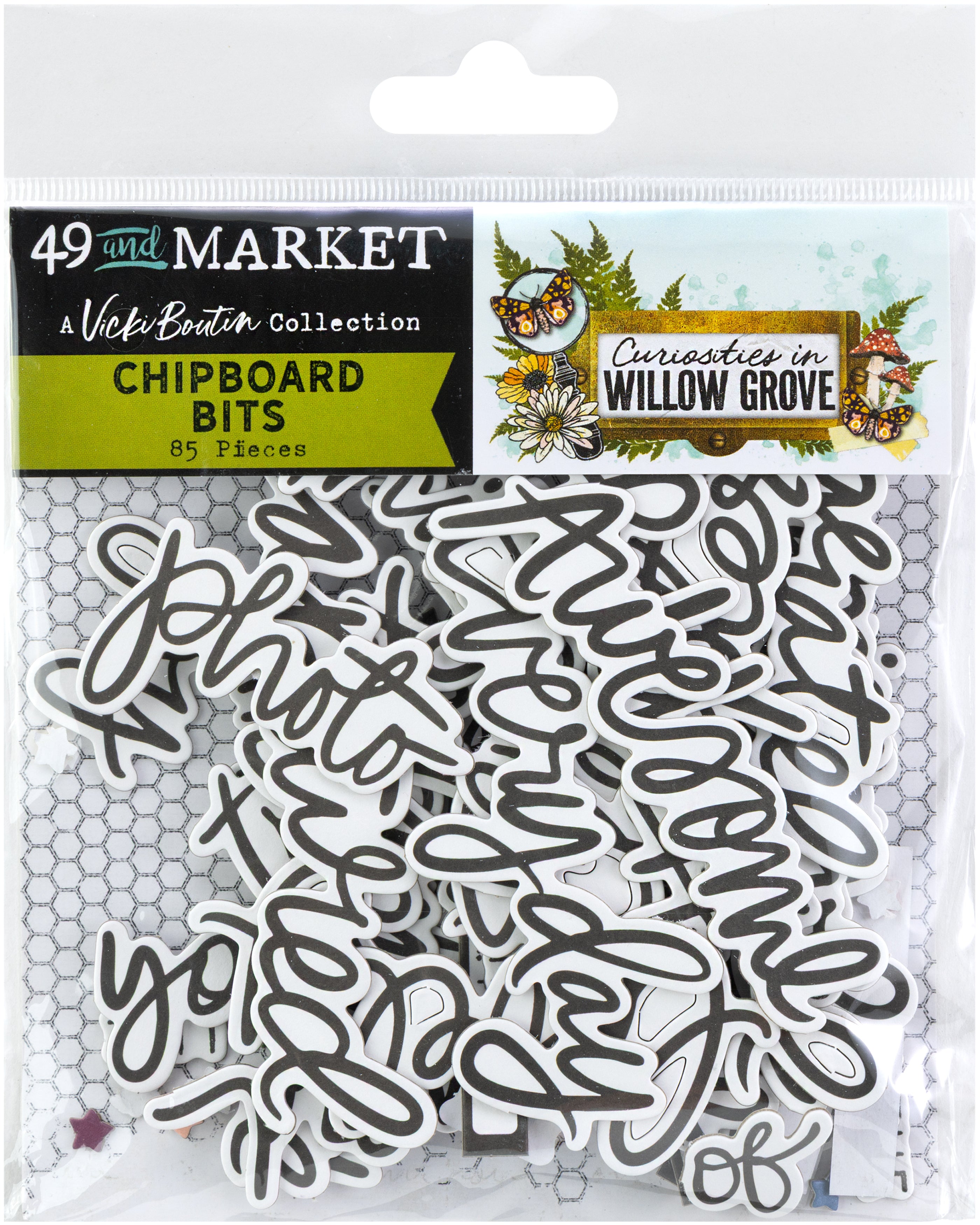 49 And Market Curiosities In Willow Grove Chipboard Set-Bits